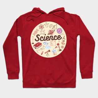 Science Physics Maths Biology Chemistry Illustration, Shapes & Formula Hoodie